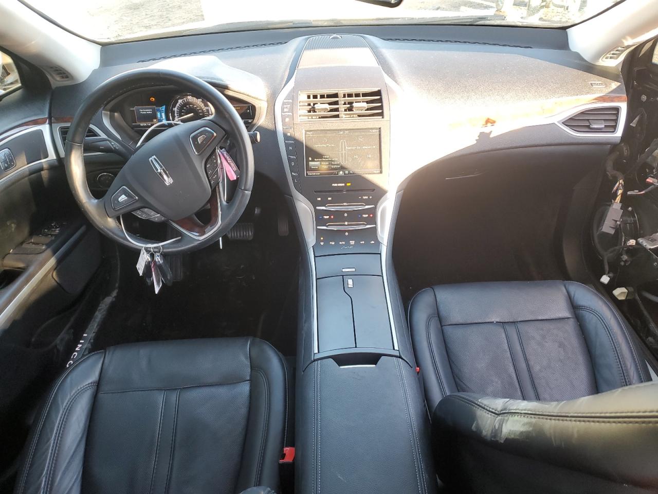 2015 Lincoln MKZ VIN 3LN6L2LU6FR626653 Copart auction photo, side damage thumbnail 8