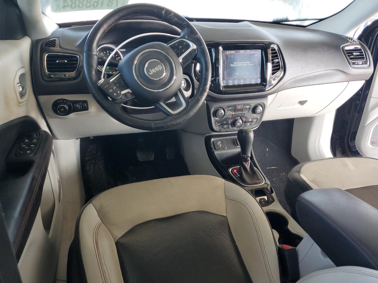 2018 Jeep Compass VIN 3C4NJCCB7JT240426 Copart auction photo, rear end damage thumbnail 8