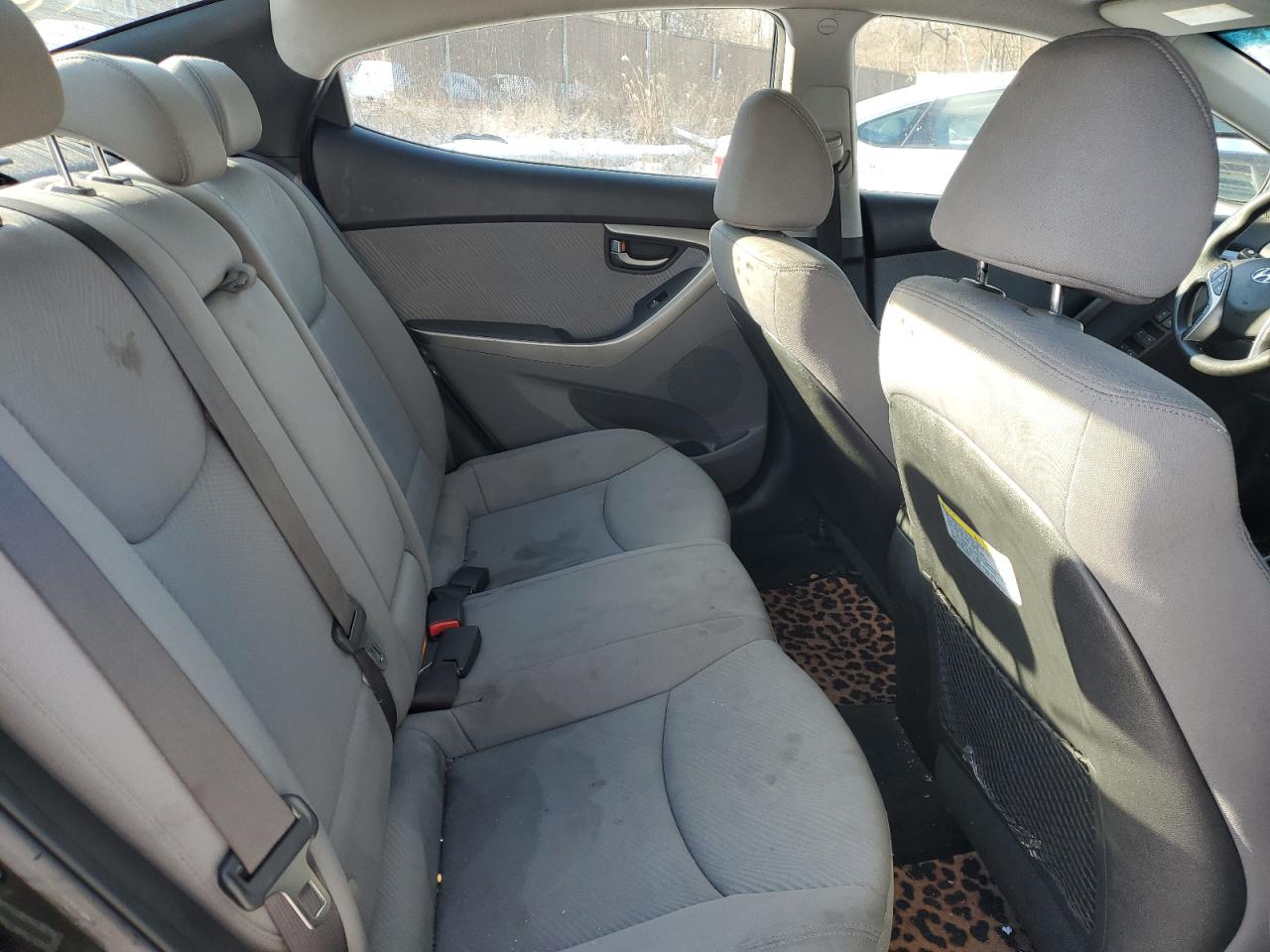 2013 Hyundai Elantra VIN KMHDH4AE2DU757505 Copart auction photo, vandalism / minor dent/scratches damage thumbnail 10