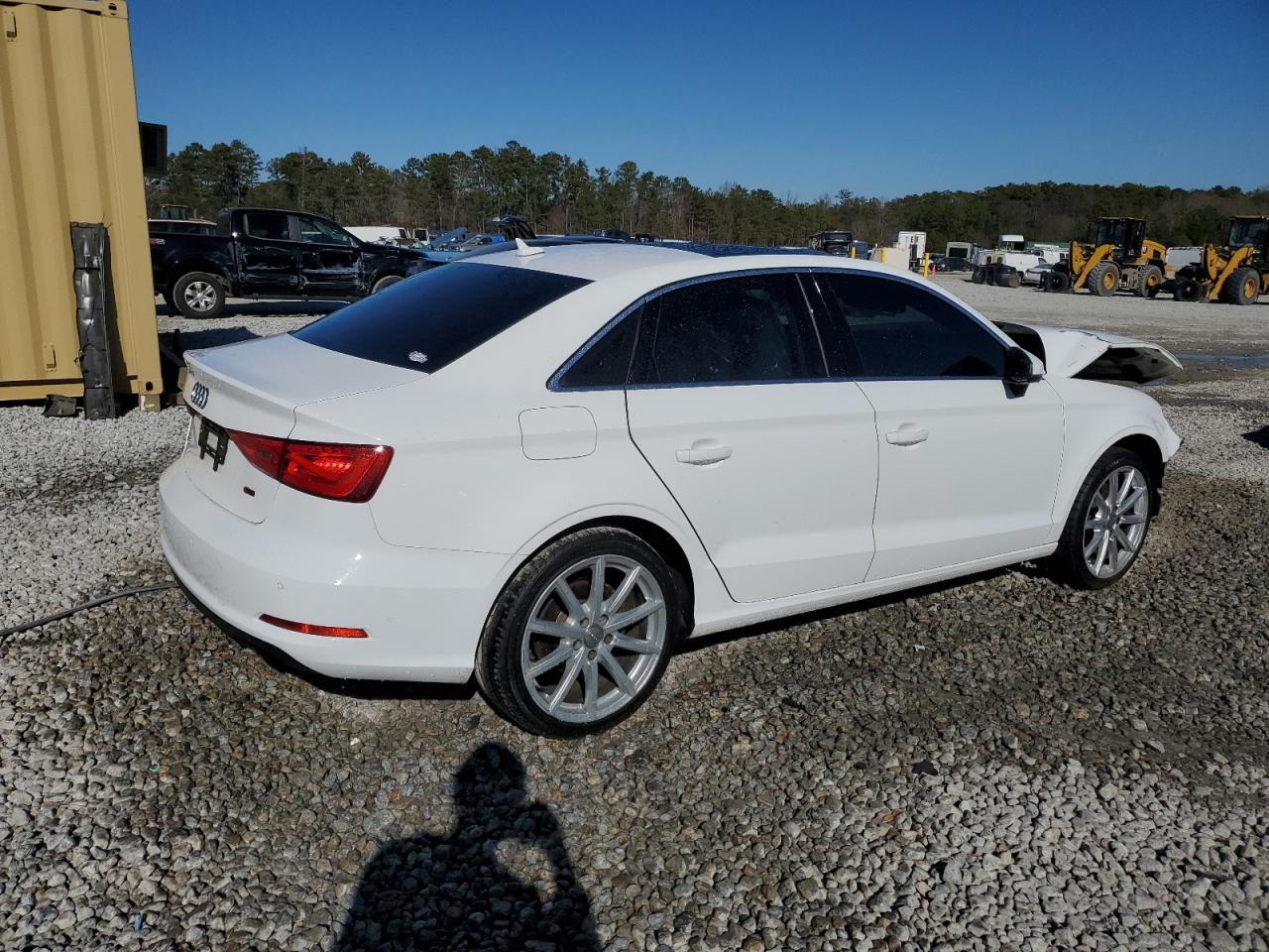 2016 Audi A3 VIN WAUC7GFF4G1072494 Copart auction photo, front end / undercarriage damage thumbnail 3