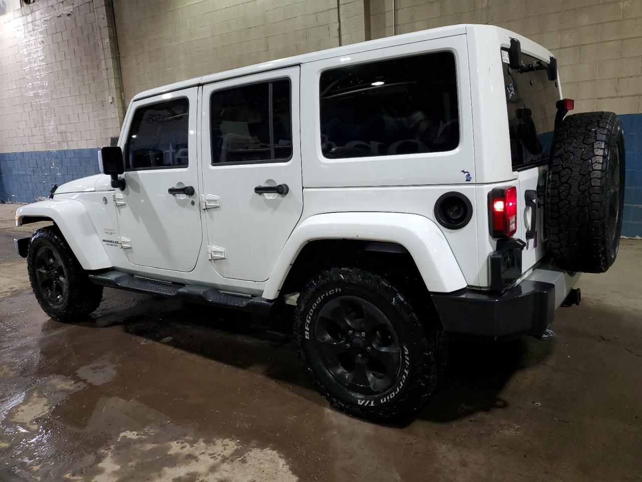 2013 Jeep Wrangler VIN 1C4HJWEG5DL591178 Copart auction photo, undercarriage damage thumbnail 2