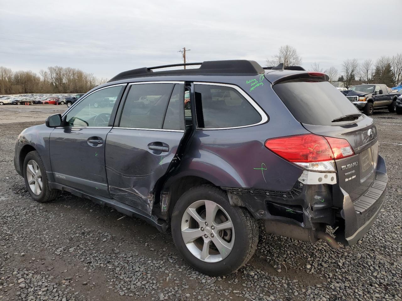 2014 Subaru Outback VIN 4S4BRBMC1E3204743 Copart auction photo, all over / undercarriage damage thumbnail 2
