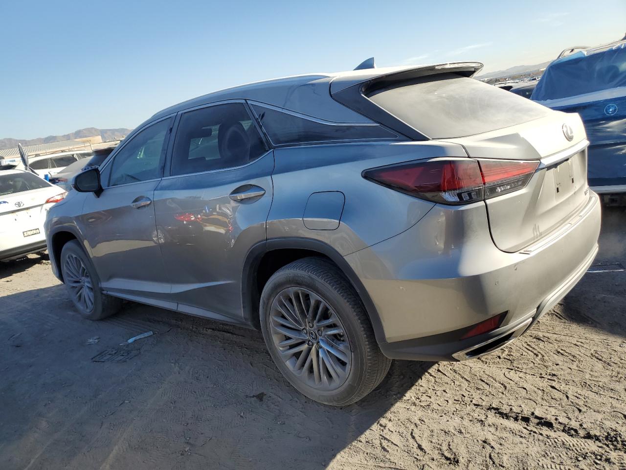 2020 Lexus RX VIN 2T2JZMDA1LC246310 Copart auction photo, side damage thumbnail 2