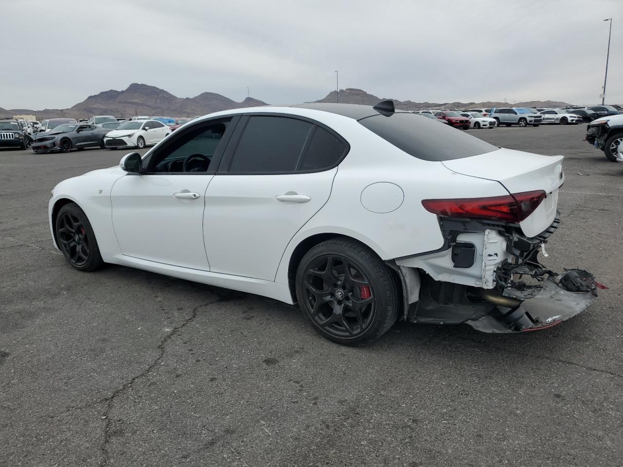 2022 Alfa Romeo Giulia VIN ZARFAMBN1N7663010 Copart auction photo, rear end damage thumbnail 2