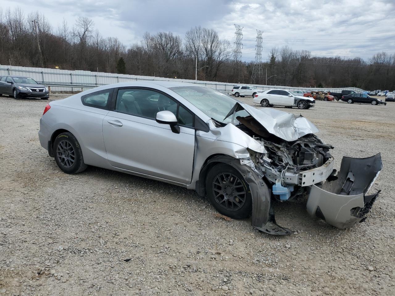 2013 Honda Civic VIN 2HGFG3B57DH516987 Copart auction photo, front end damage thumbnail 4