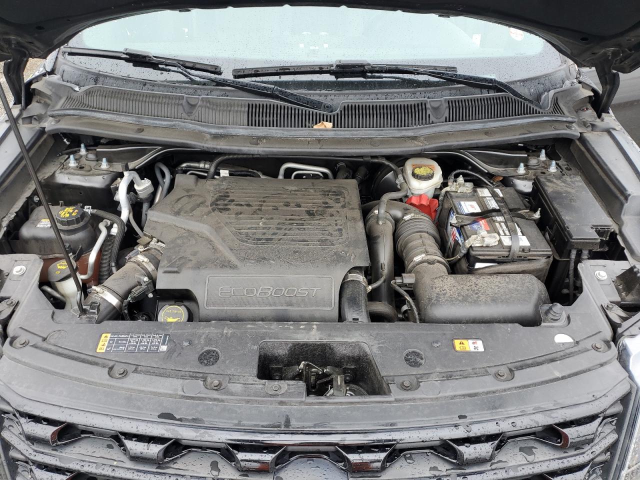 2017 Ford Explorer VIN 1FM5K8GT4HGD55752 Copart auction photo, rear end damage thumbnail 12