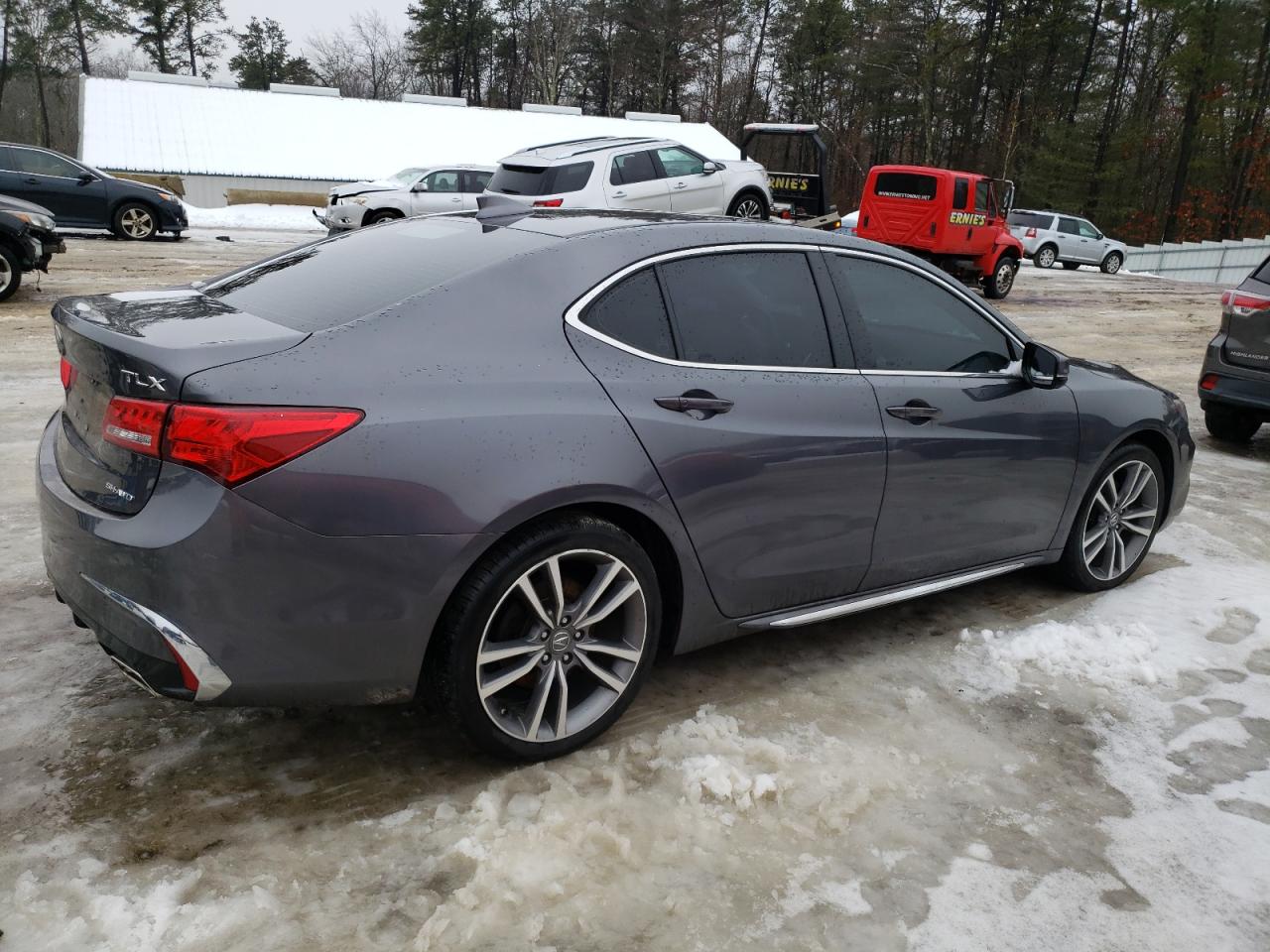 2019 Acura TLX VIN 19UUB3F45KA003479 Copart auction photo, rear end / side damage thumbnail 3