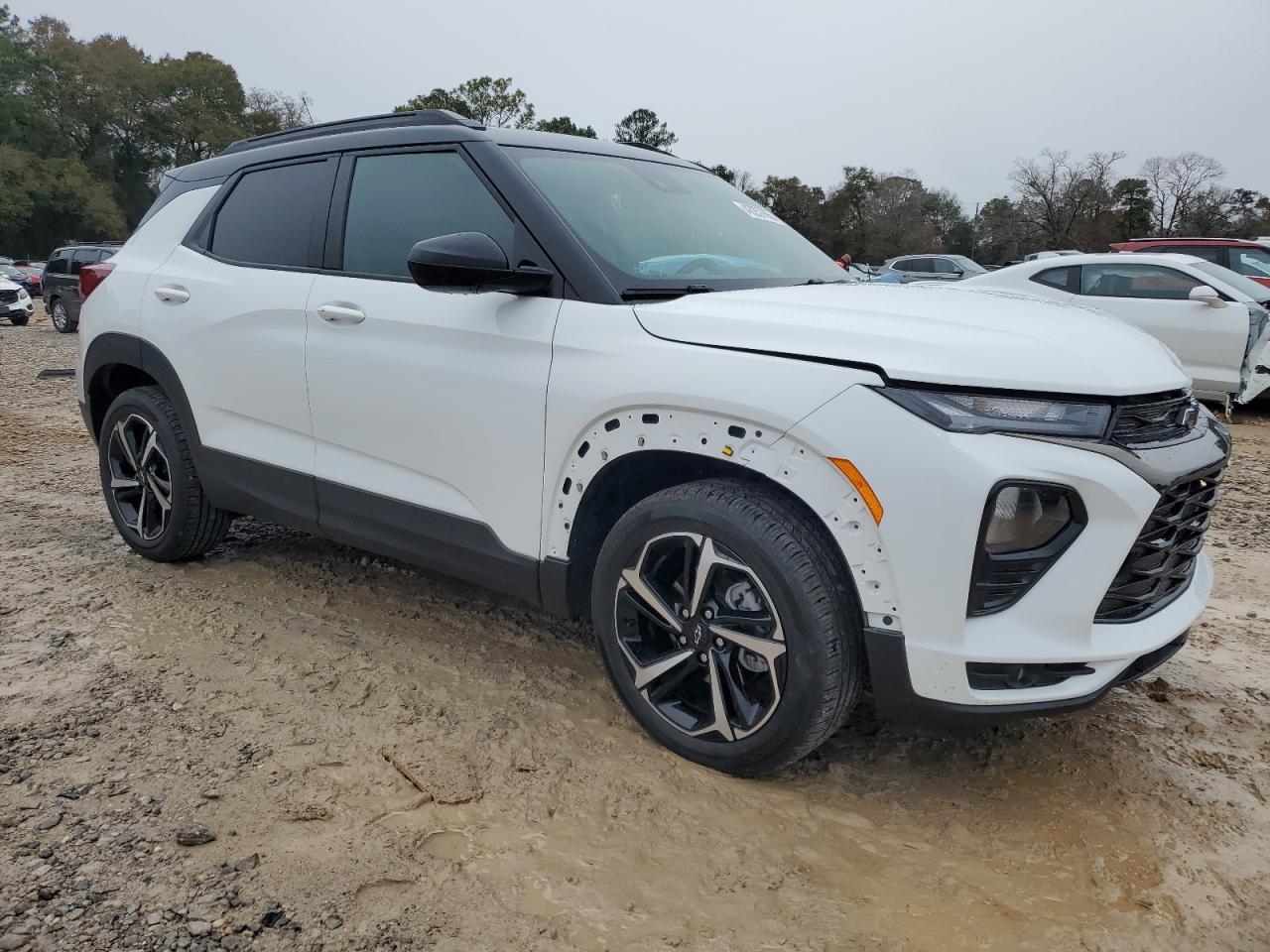 2023 Chevrolet TrailBlazer VIN KL79MTSL6PB177944 Copart auction photo, front end / side damage thumbnail 4