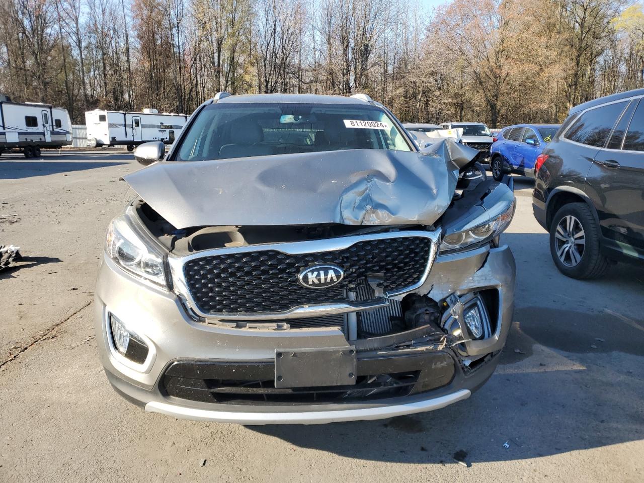 2016 KIA Sorento VIN 5XYPHDA14GG037031 Copart auction photo, front end / mechanical damage thumbnail 5