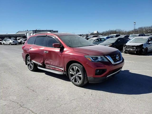 2017 Nissan Pathfinder VIN 5N1DR2MM3HC910358 Copart auction photo, side / minor dent/scratches damage thumbnail 12