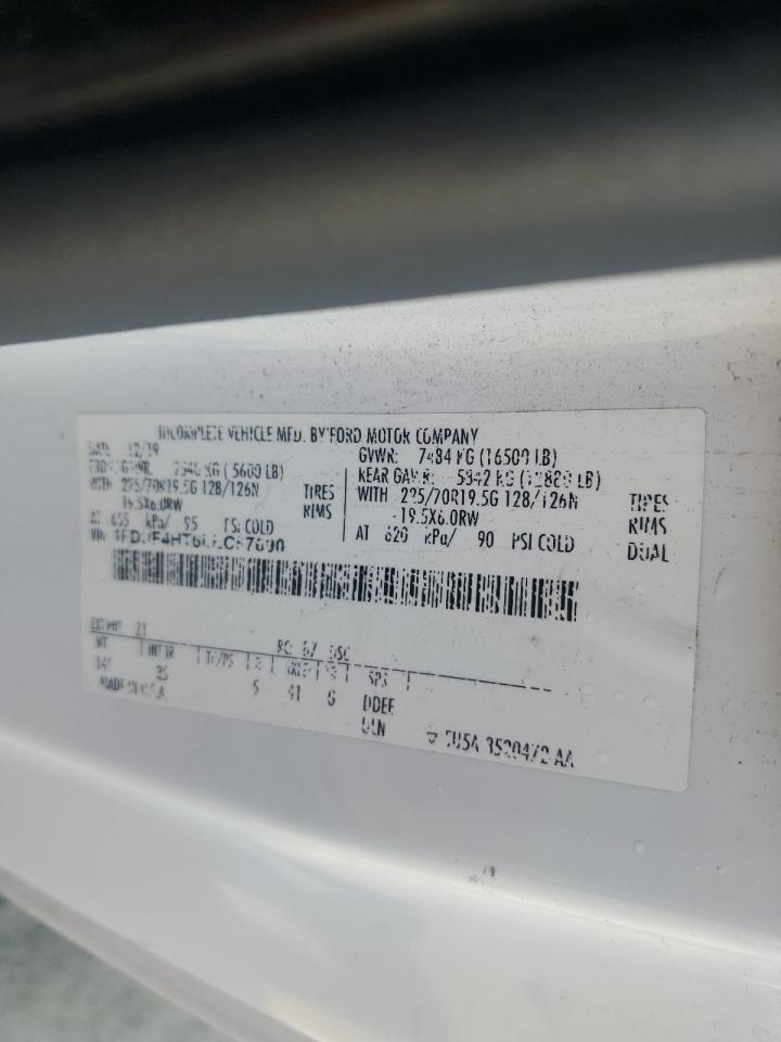 2020 Ford F450 VIN 1FDUF4HT6LEC57690 Copart auction photo, water/flood damage thumbnail 14