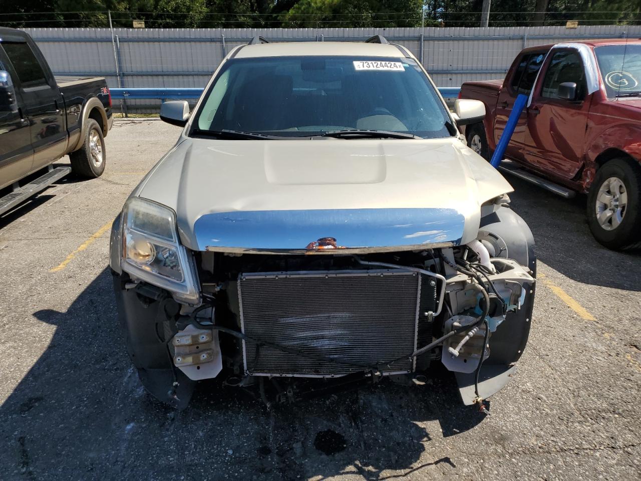 2010 GMC Terrain VIN 2CTFLFEY0A6335985 Copart auction photo, front end damage thumbnail 5