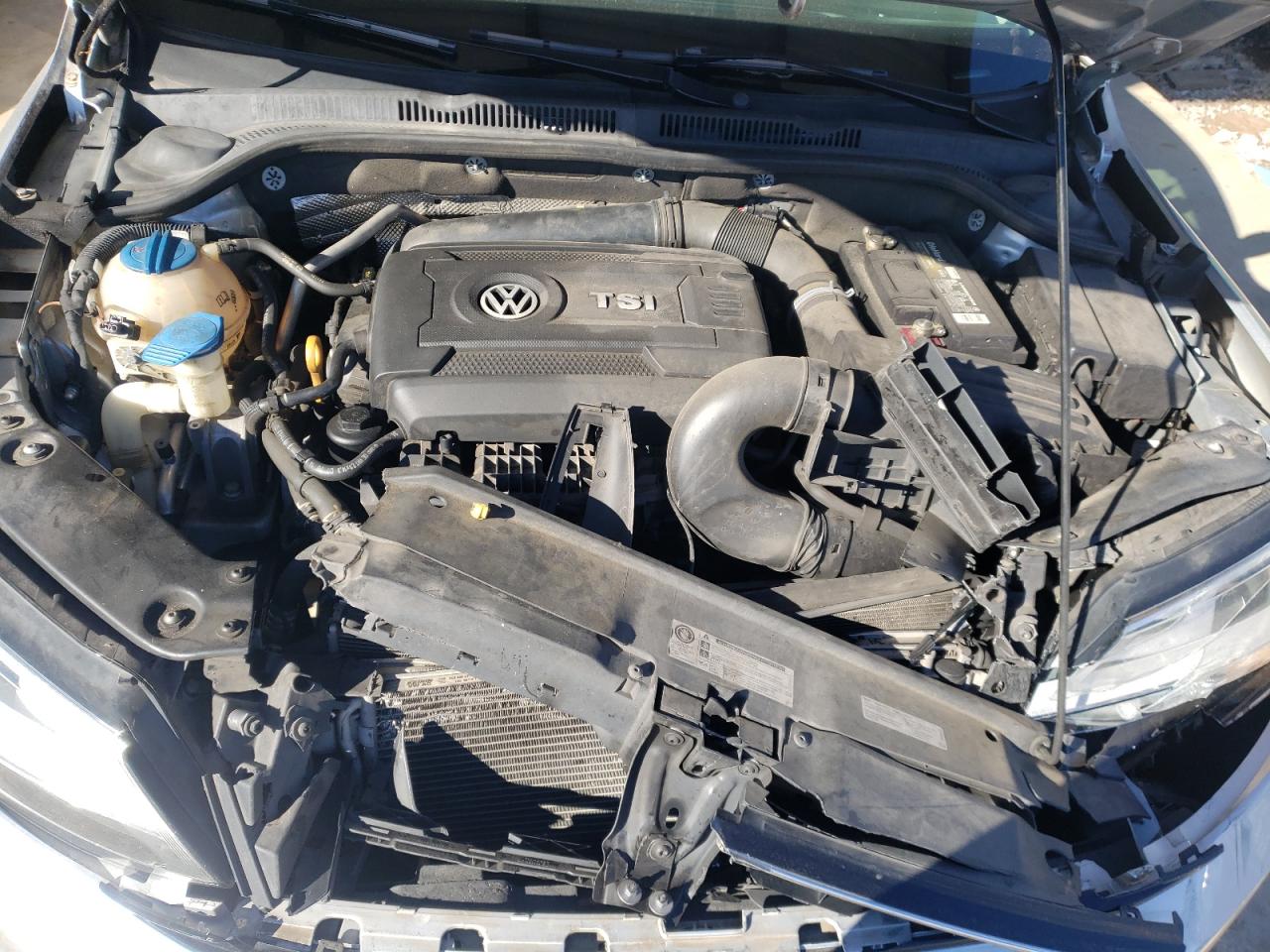 2015 Volkswagen Jetta VIN 3VWD17AJ5FM283934 Copart auction photo, front end damage thumbnail 12