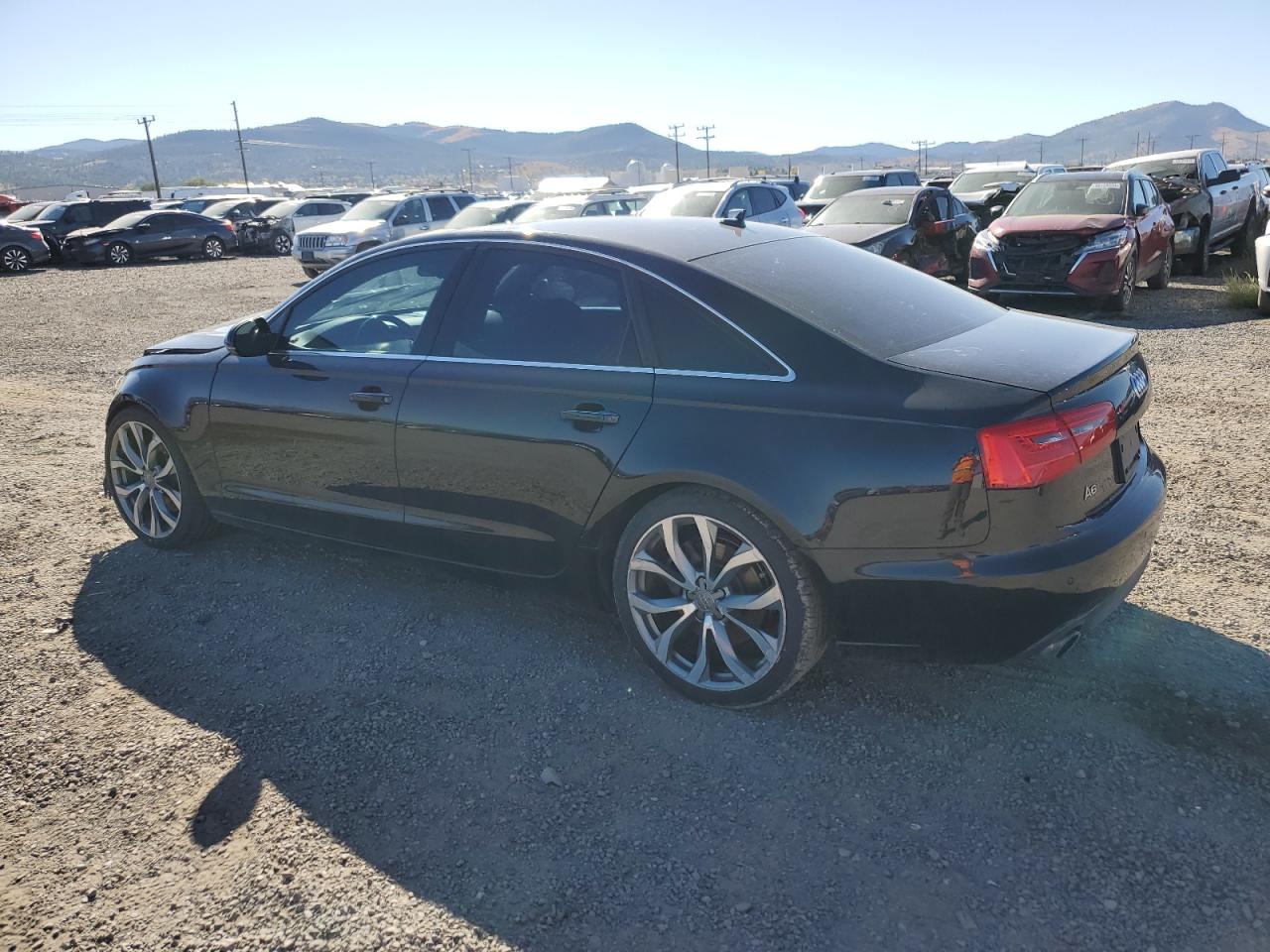 2014 Audi A6 VIN WAUGFAFC7EN030656 Copart auction photo, front end / mechanical damage thumbnail 2