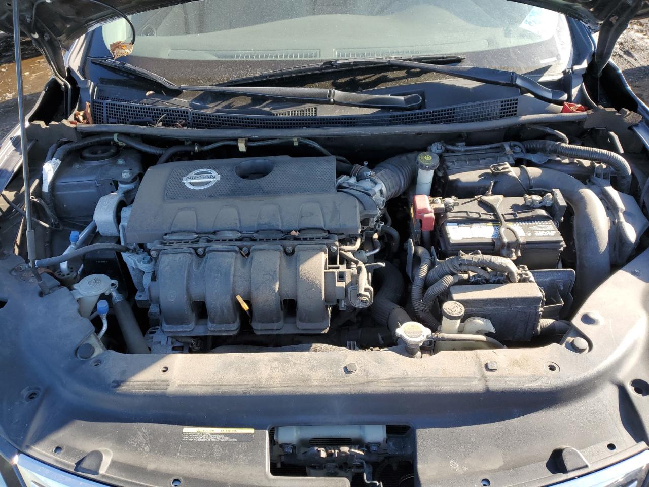 2014 Nissan Sentra VIN 3N1AB7AP9EY326978 Copart auction photo, side / rear end damage thumbnail 11