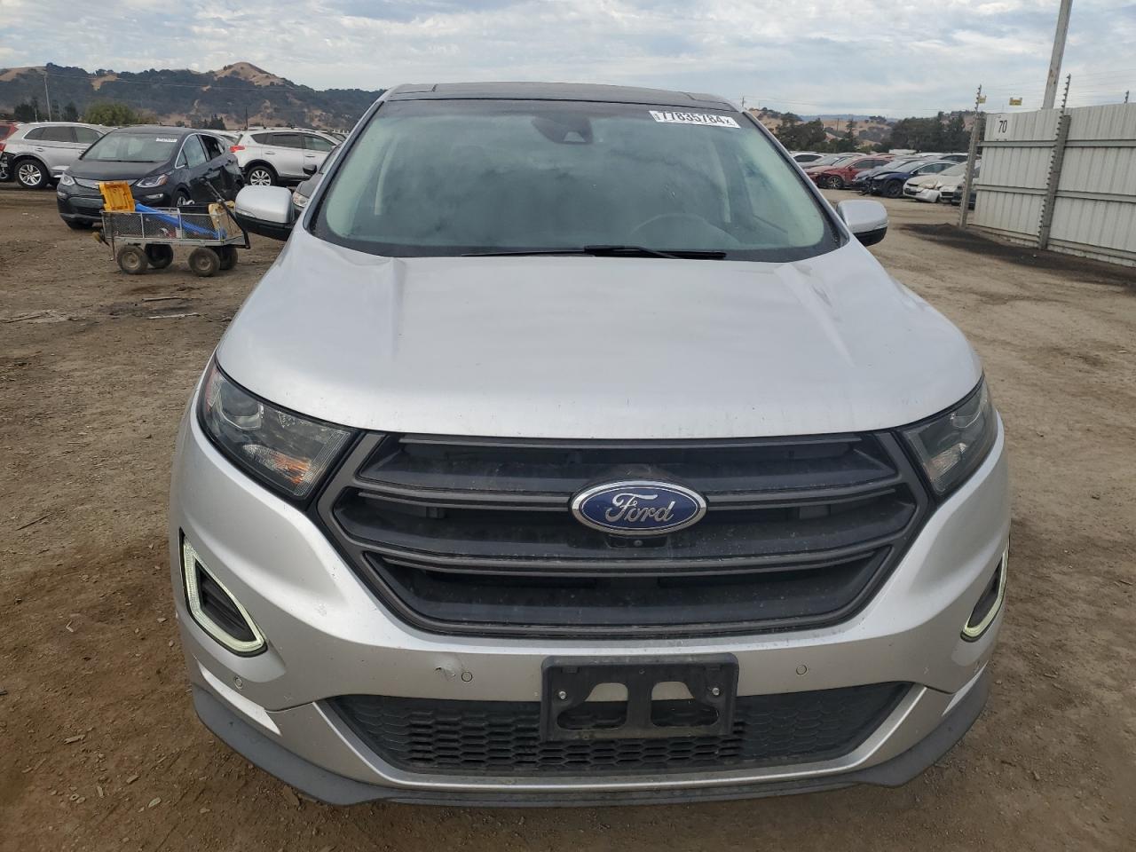 2015 Ford Edge VIN 2FMTK4AP4FBB96893 Copart auction photo, rear end damage thumbnail 5