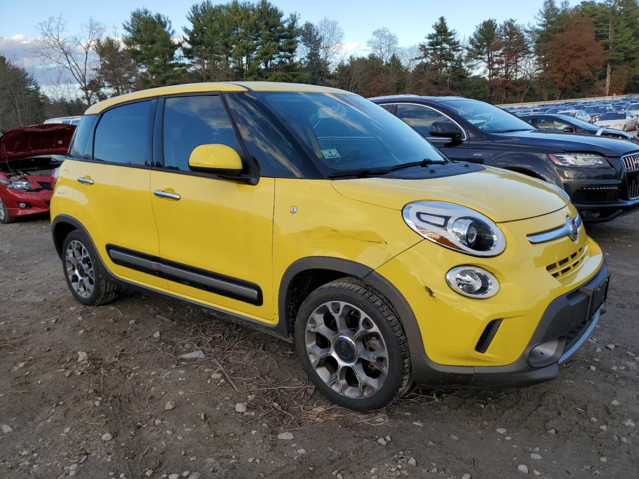 2014 Fiat 500L VIN ZFBCFADH2EZ016949 Copart auction photo, front end damage thumbnail 4