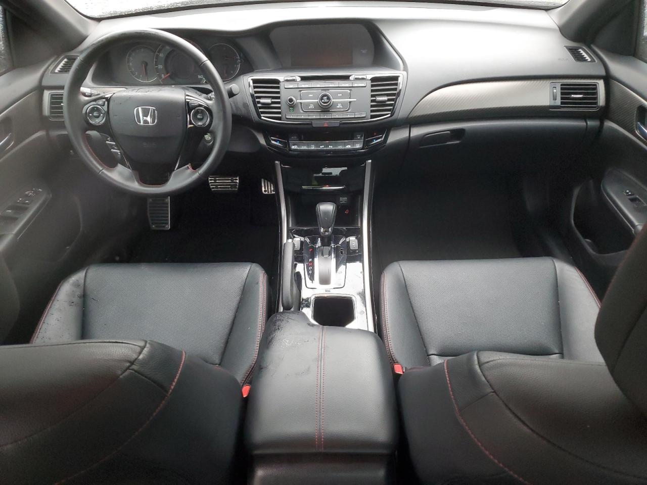 2017 Honda Accord VIN 1HGCR2F1XHA178536 Copart auction photo, rear end damage thumbnail 8