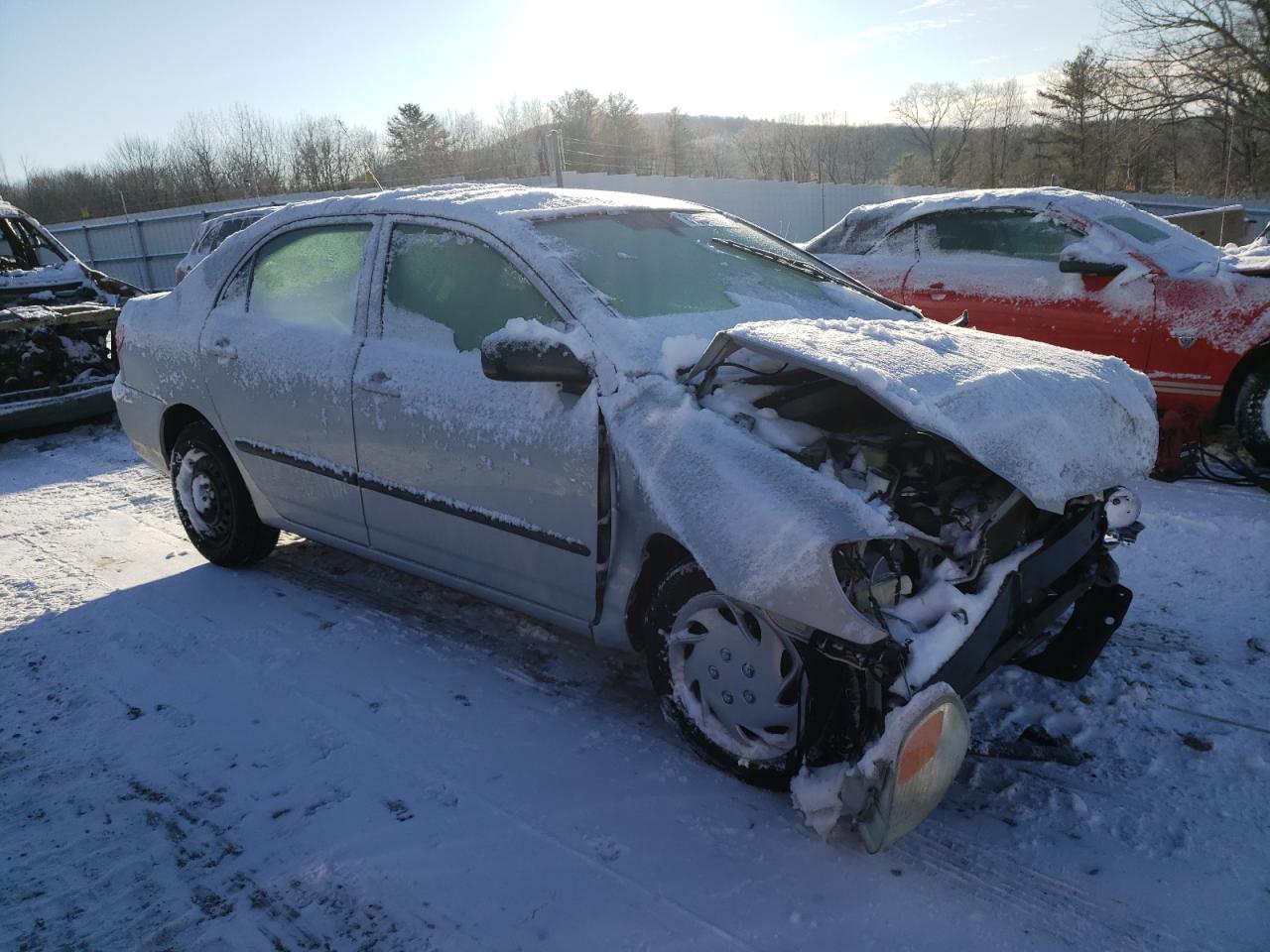 2005 Toyota Corolla VIN 2T1BR32E25C364393 Copart auction photo, front end damage thumbnail 4