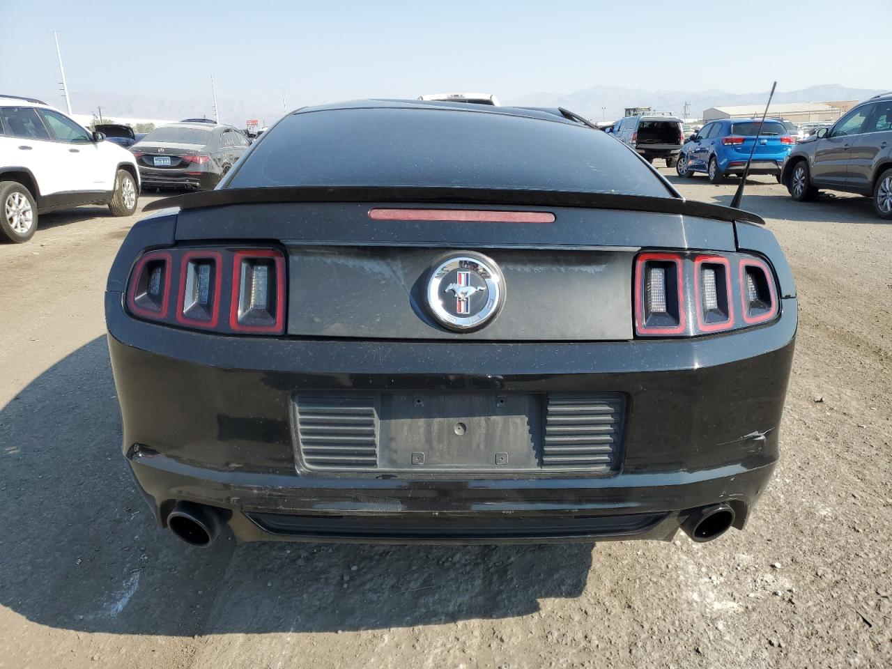 2014 Ford Mustang VIN 1ZVBP8AM9E5256214 Copart auction photo, front end / side damage thumbnail 6