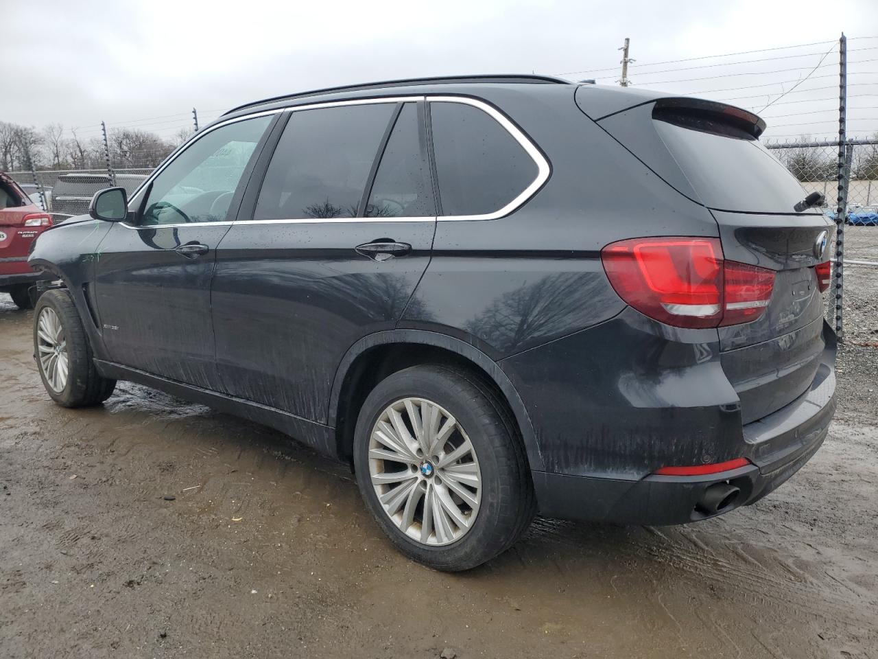 2014 BMW X5 VIN 5UXKR0C54E0H18116 Copart auction photo, front end / side damage thumbnail 2
