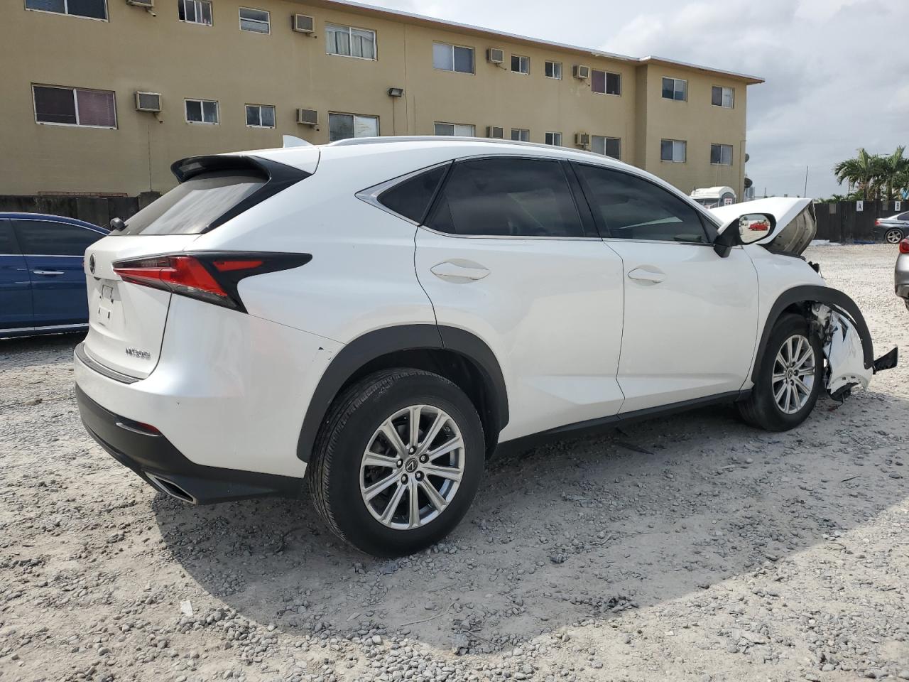 2021 Lexus NX VIN JTJDARBZ4M2200465 Copart auction photo, front end damage thumbnail 3