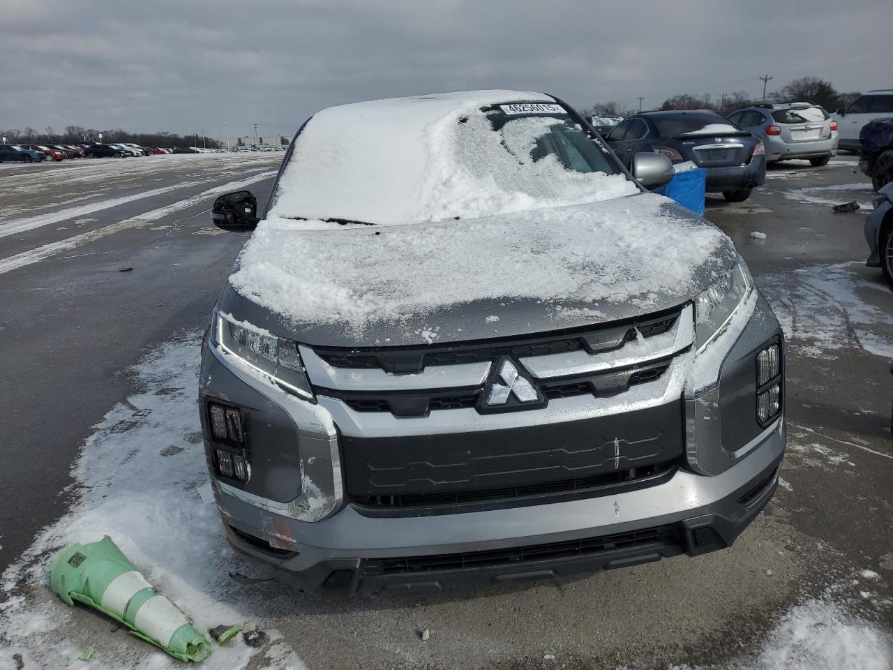 2021 Mitsubishi Outlander VIN JA4APVAU1MU012424 Copart auction photo, front end / side damage thumbnail 5