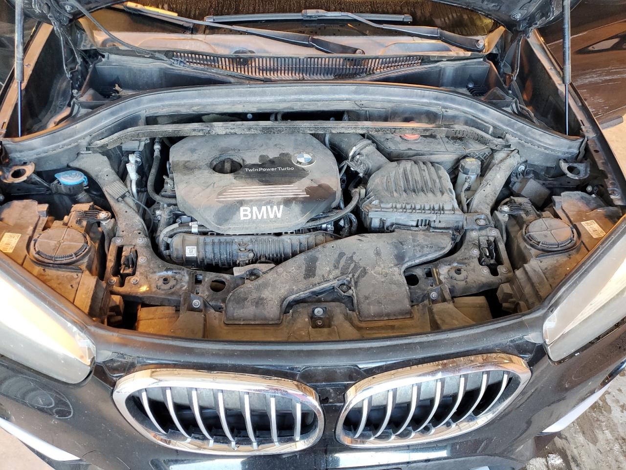 2017 BMW X1 VIN WBXHU7C36H5H32711 Copart auction photo, side / hail damage thumbnail 14