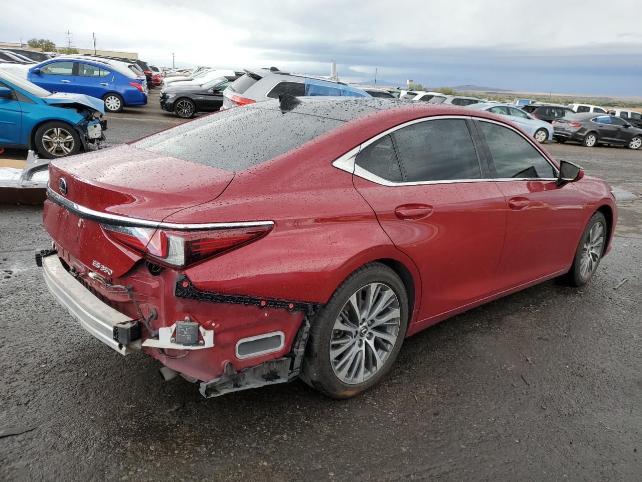 2019 Lexus ES VIN 58ABZ1B16KU002703 Copart auction photo, side / rejected repair damage thumbnail 3