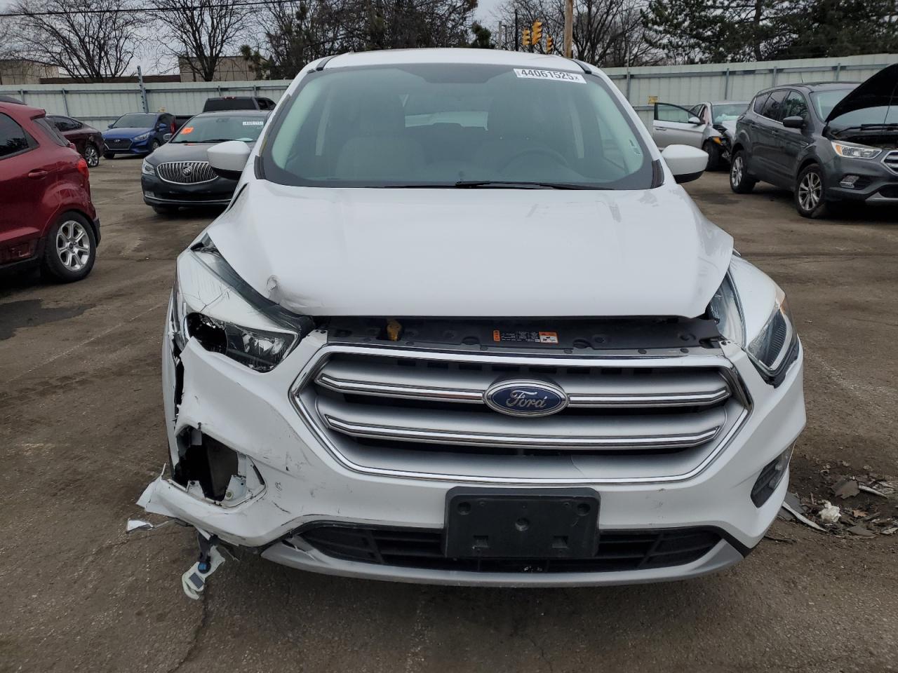 2017 Ford Escape VIN 1FMCU0GD4HUA91624 Copart auction photo, front end / undercarriage damage thumbnail 5