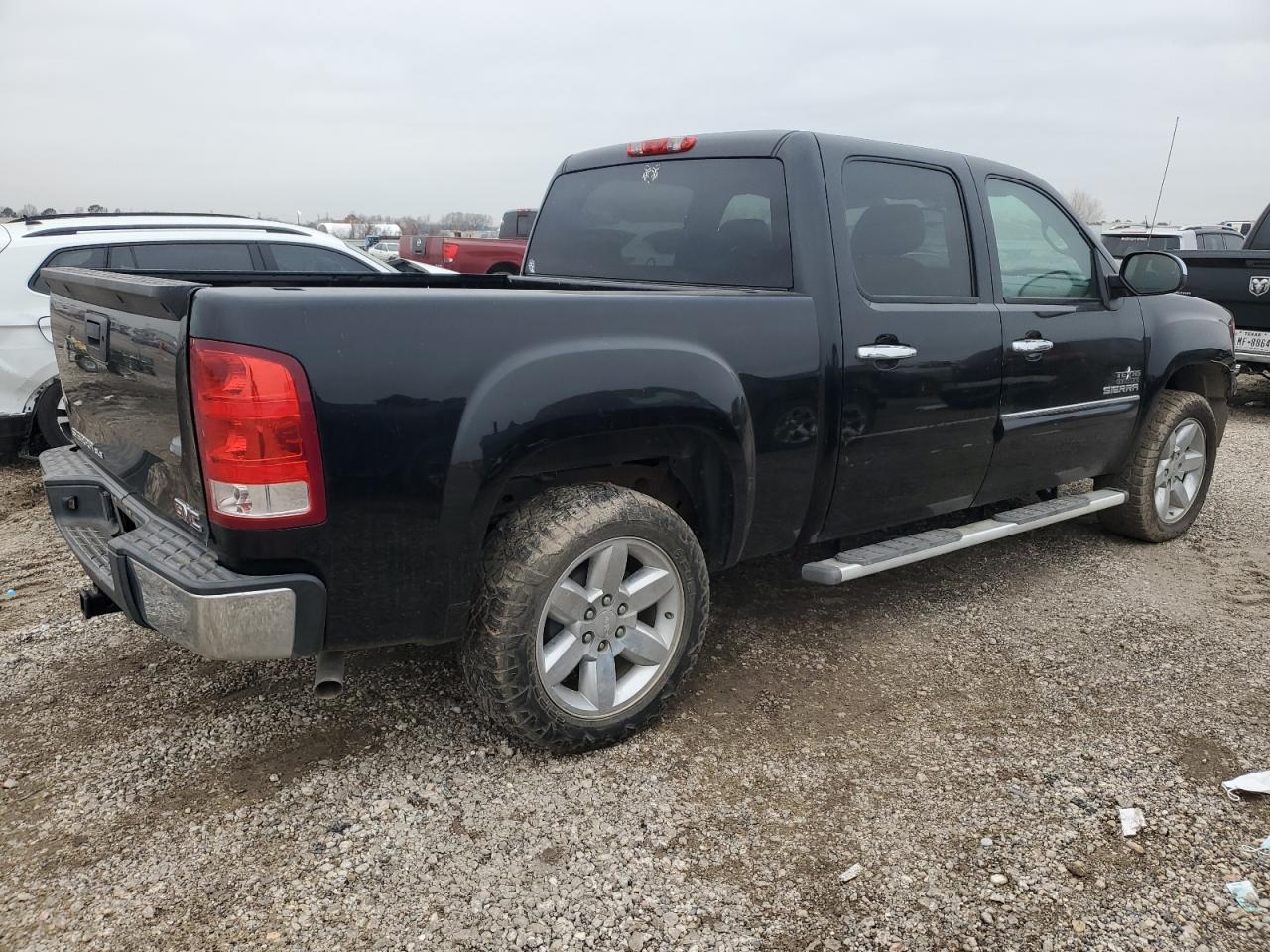 2013 GMC Sierra VIN 3GTP1VE07DG355444 Copart auction photo, front end / rear end damage thumbnail 3