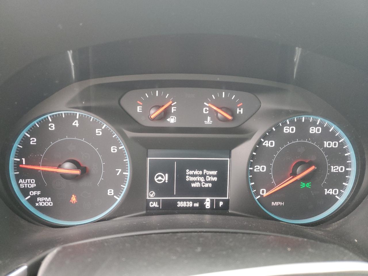 2018 Chevrolet Equinox VIN 2GNAXHEV7J6184517 Copart auction photo, side / front end damage thumbnail 9
