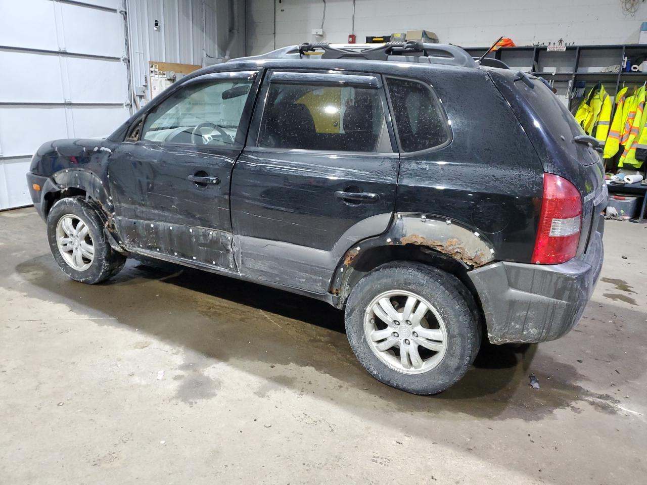 2006 Hyundai Tucson VIN KM8JN72D36U453993 Copart auction photo, front end / side damage thumbnail 2