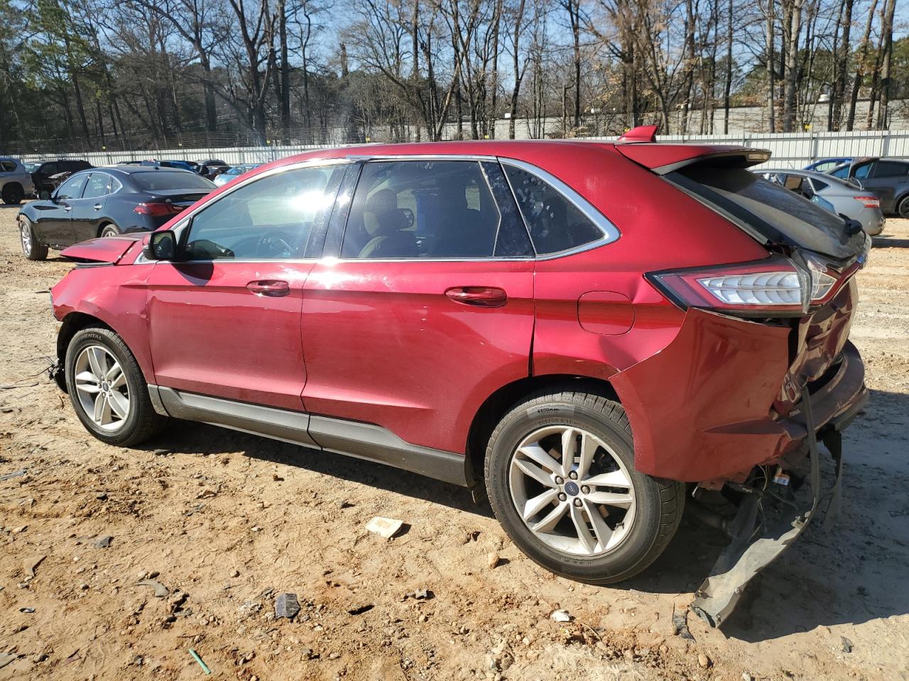 2016 Ford Edge VIN 2FMPK3J86GBC39880 Copart auction photo, rear end / front end damage thumbnail 2