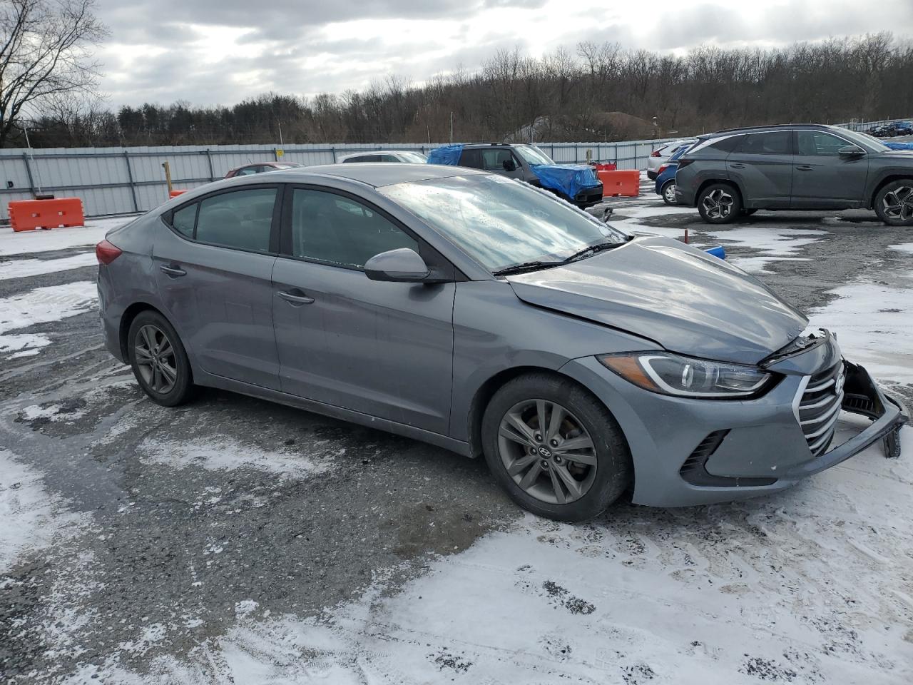 2018 Hyundai Elantra VIN 5NPD84LF7JH329459 Copart auction photo, front end damage thumbnail 4