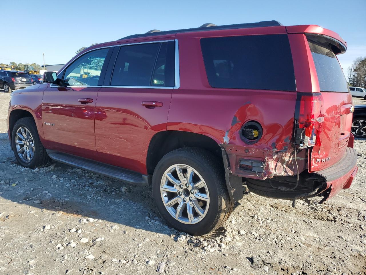 2015 Chevrolet Tahoe VIN 1GNSKBKC6FR195250 Copart auction photo, rear end damage thumbnail 2