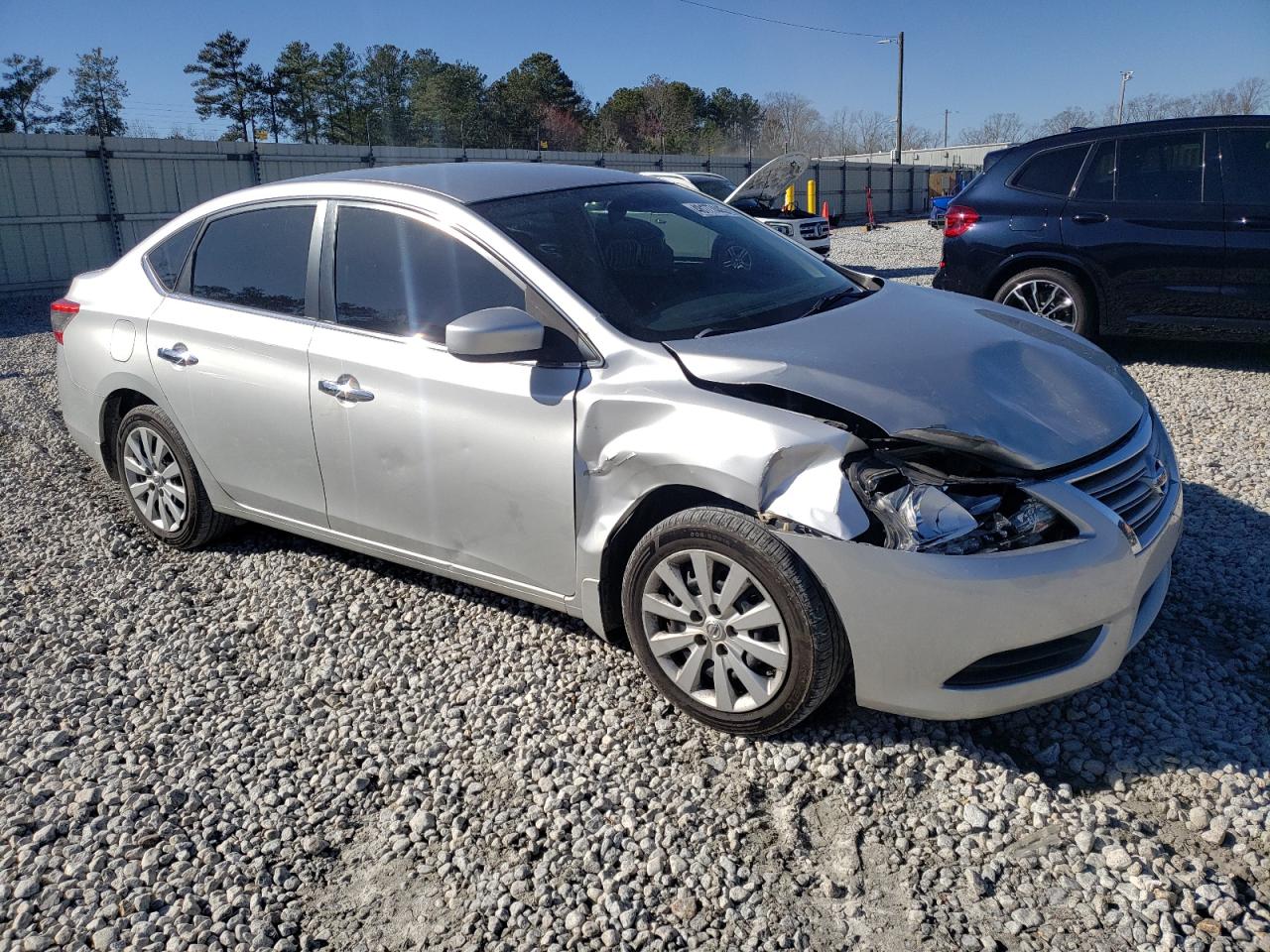 2014 Nissan Sentra VIN 3N1AB7AP0EY270591 Copart auction photo, front end damage thumbnail 4