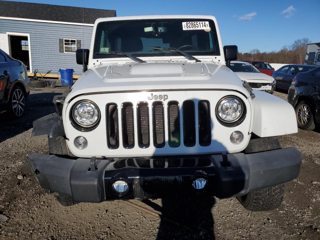 2018 Jeep Wrangler VIN 1C4BJWEG9JL863359 Copart auction photo, front end damage thumbnail 5