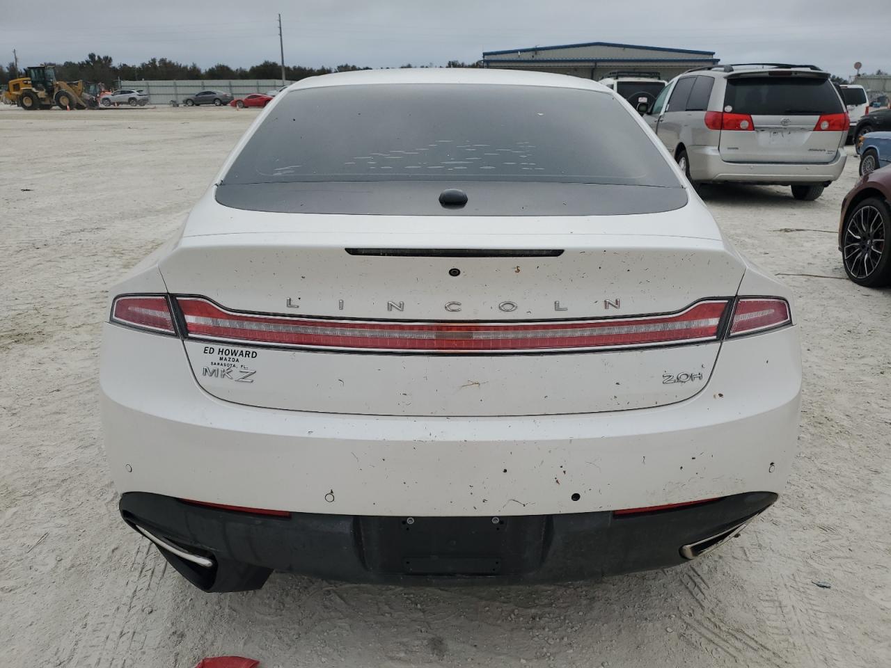 2013 Lincoln MKZ VIN 3LN6L2LU9DR807596 Copart auction photo, water/flood damage thumbnail 6