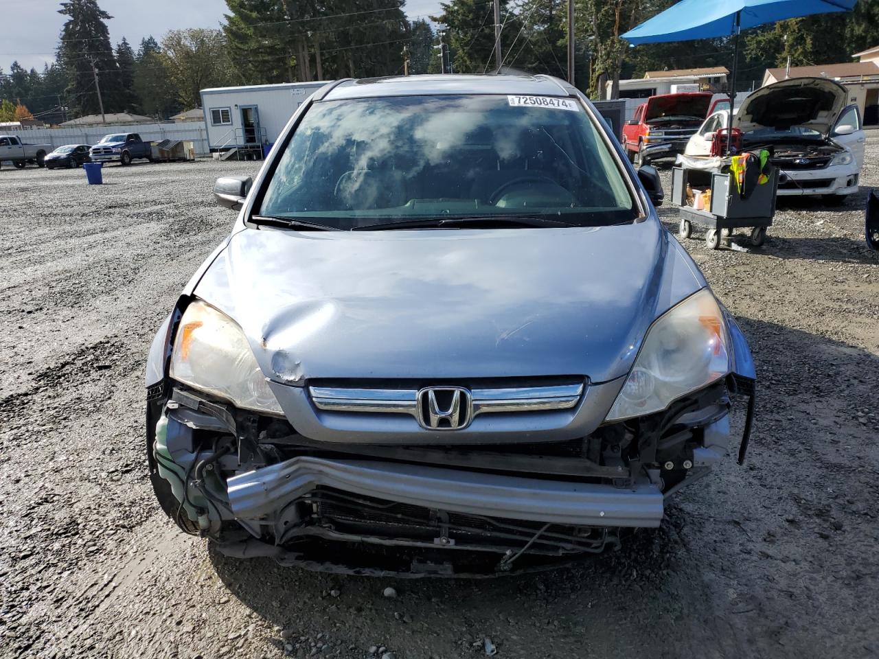 2008 Honda CR-V VIN JHLRE48548C048789 Copart auction photo, front end damage thumbnail 5