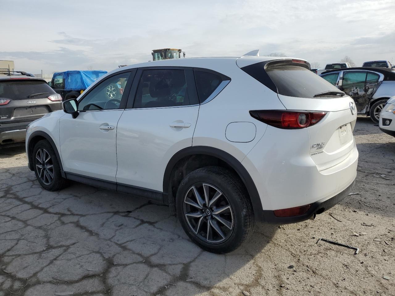 2018 Mazda CX-5 VIN JM3KFBCM6J0332079 Copart auction photo, side / front end damage thumbnail 2