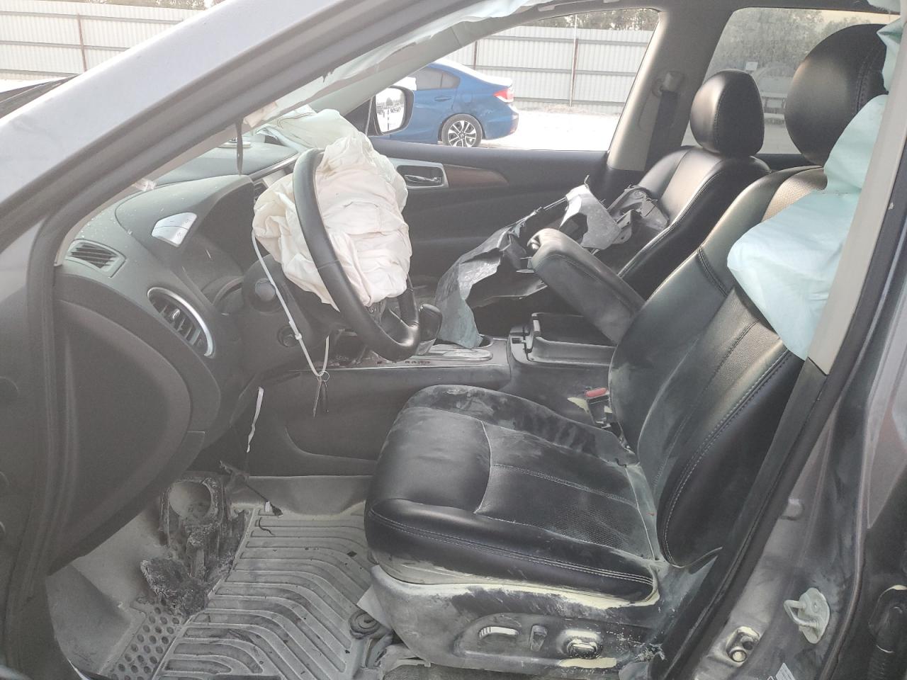 2020 Nissan Pathfinder VIN 5N1DR2DN7LC609626 Copart auction photo, front end / side damage thumbnail 7