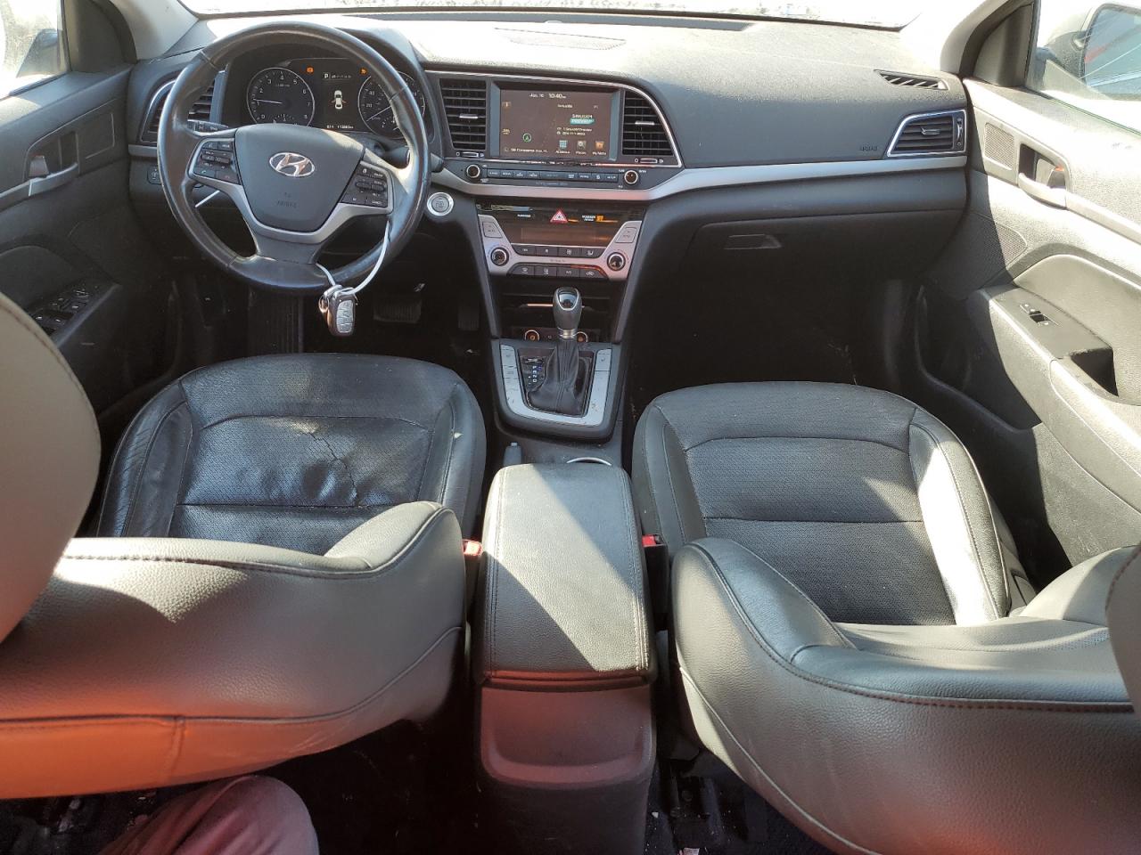 2017 Hyundai Elantra VIN 5NPD84LF3HH060712 Copart auction photo, all over damage thumbnail 8