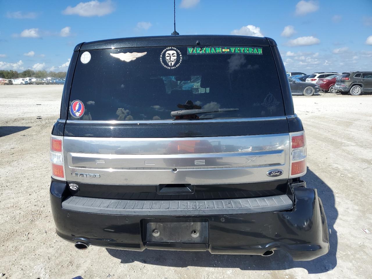 2014 Ford Flex VIN 2FMGK5D86EBD26991 Copart auction photo, side / rear end damage thumbnail 6