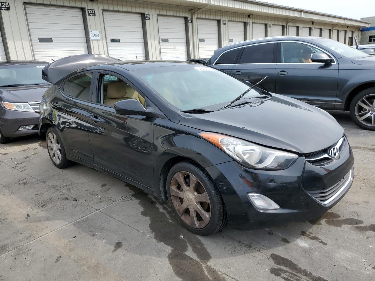 2011 Hyundai Elantra VIN KMHDH4AE9BU098917 Copart auction photo, rear end damage thumbnail 4