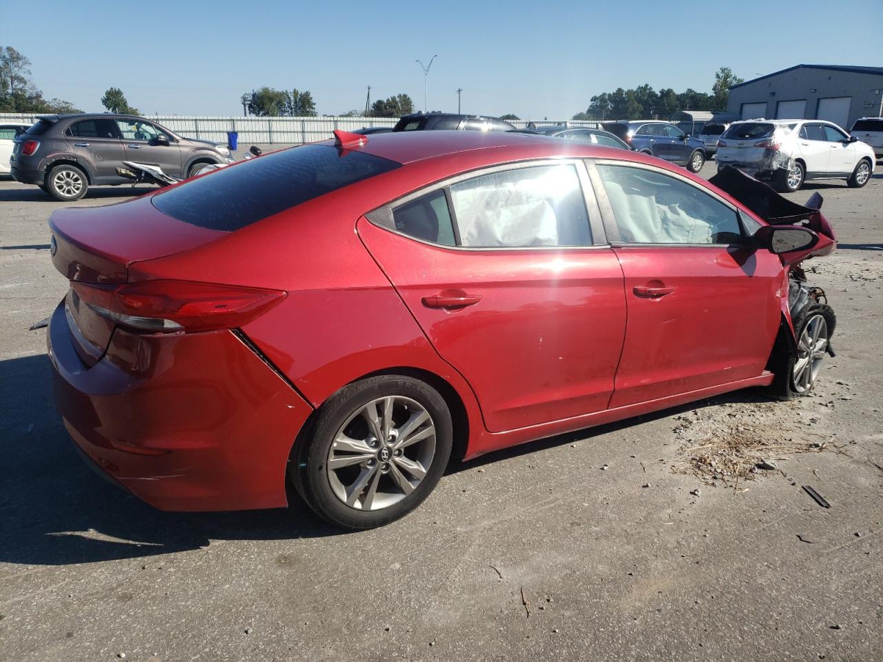 2017 Hyundai Elantra VIN 5NPD84LF0HH152795 Copart auction photo, front end damage thumbnail 3