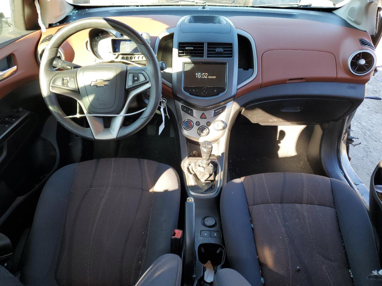 2013 Chevrolet Sonic VIN 1G1JD5SG6D4221285 Copart auction photo, all over damage thumbnail 8