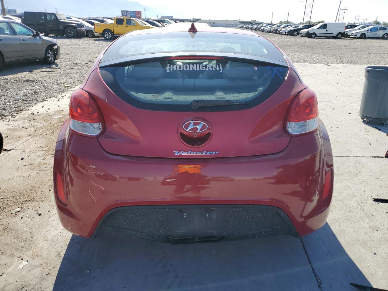 2012 Hyundai Veloster VIN KMHTC6AD2CU020008 Copart auction photo, front end damage thumbnail 6