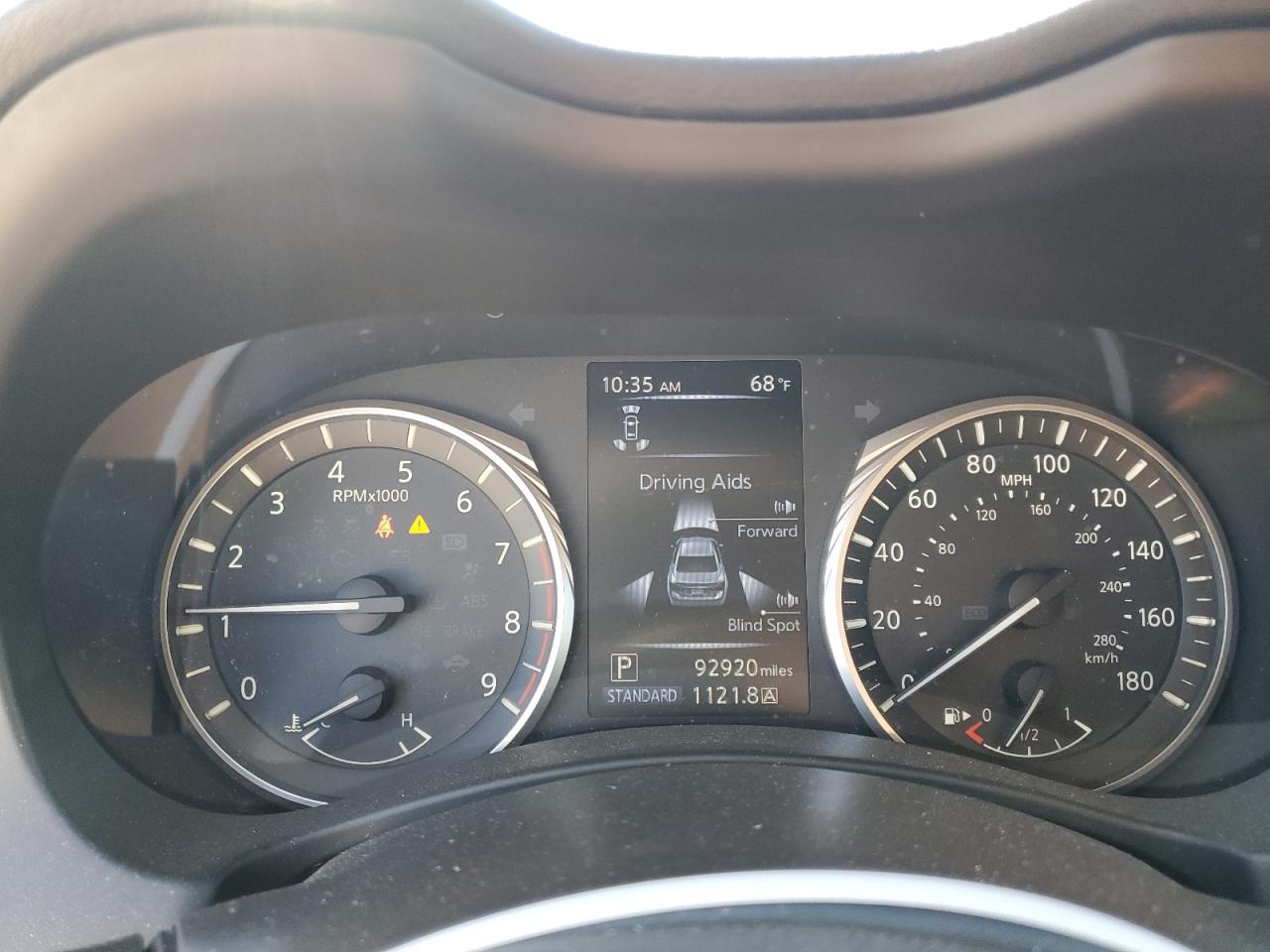 2020 Infiniti Q50 VIN JN1EV7AP0LM202042 Copart auction photo, hail damage thumbnail 9