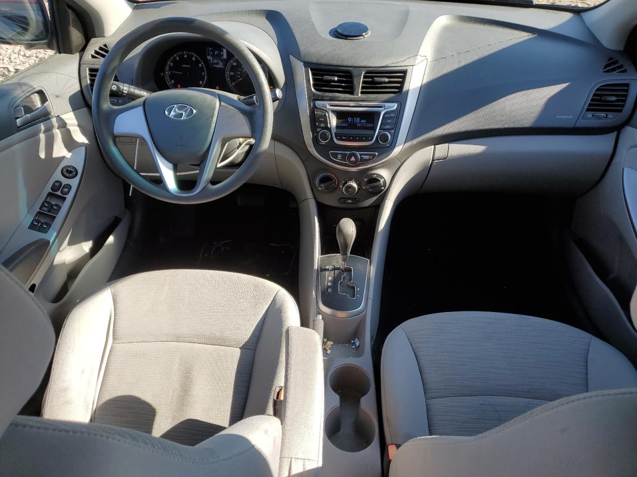 2015 Hyundai Accent VIN KMHCT4AE5FU792634 Copart auction photo, front end damage thumbnail 8